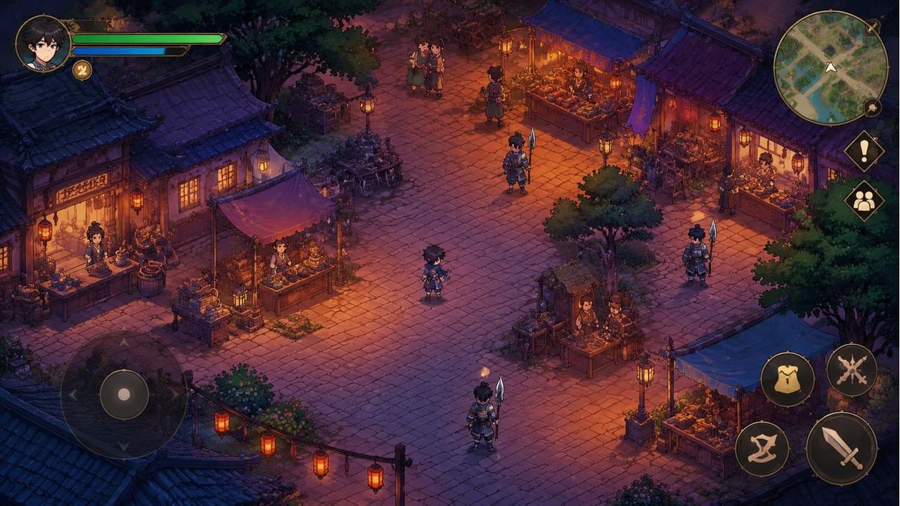 交易街的屑卫兵 角色路线 资料图